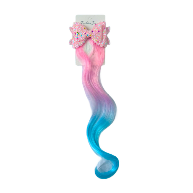Біжутерія та аксесуари - Прядки для волосся Zhorya Кольорові з бантом в асортименті (CC-19)#2