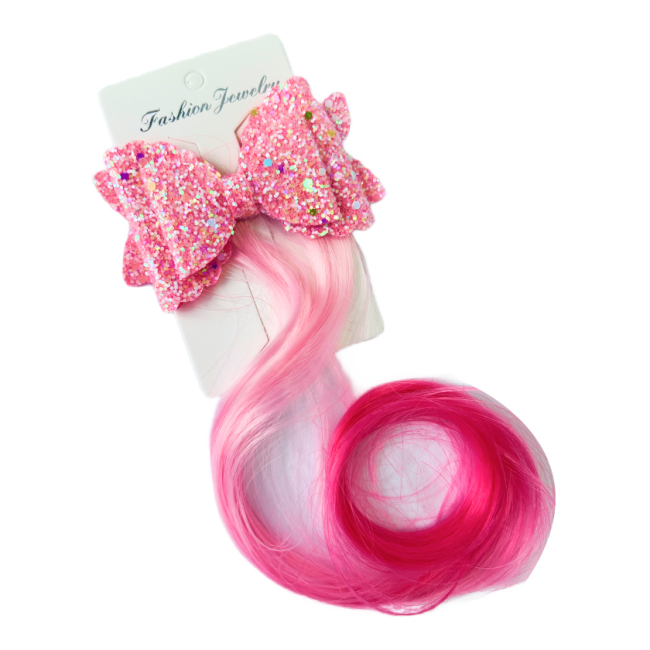 Біжутерія та аксесуари - Прядки для волосся Zhorya Кольорові з бантом в асортименті (CC-19)#3