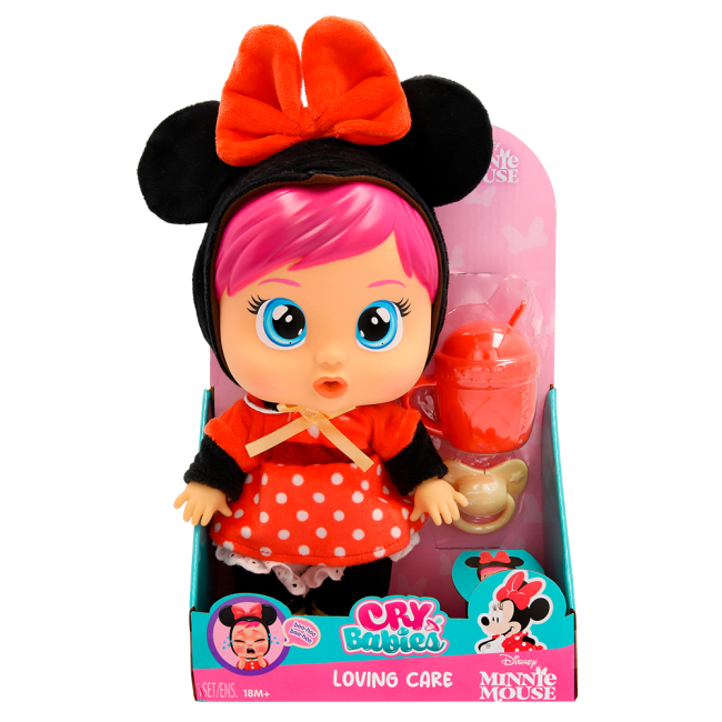 Пупси - Ігровий набір Cry babies Любов і турбота Лялька Плакса Мінні з аксесуарами 26 см (927384)#7