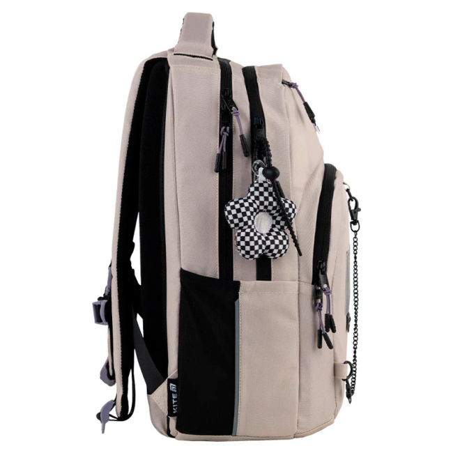 Рюкзаки та сумки - Рюкзак Kite Education teens Бежевий (K25-2578M-2)#2