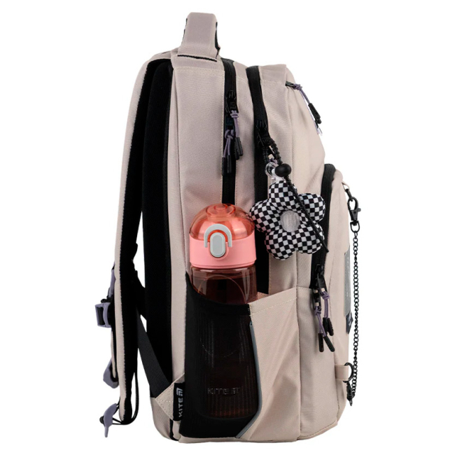 Рюкзаки та сумки - Рюкзак Kite Education teens Бежевий (K25-2578M-2)#3