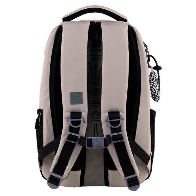 Рюкзаки та сумки - Рюкзак Kite Education teens Бежевий (K25-2578M-2)#4