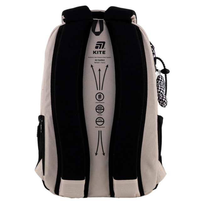Рюкзаки та сумки - Рюкзак Kite Education teens Бежевий (K25-2578M-2)#5