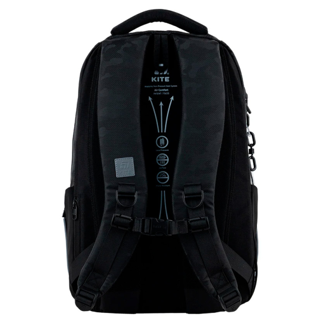 Рюкзаки и сумки - Рюкзак Kite Education teens Черный (K25-2578L-1)#4