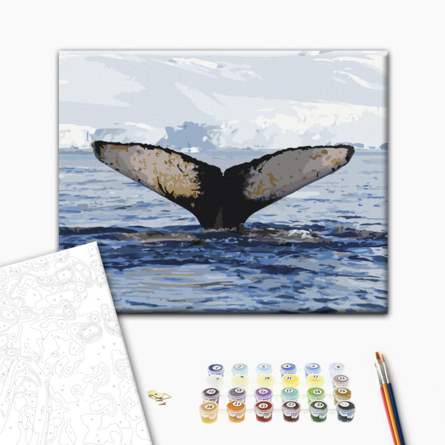 Товари для малювання - Картина за номерами Brushme Занурення у глибини Оксана Савенко 40 х 50 см (BS54259)#2