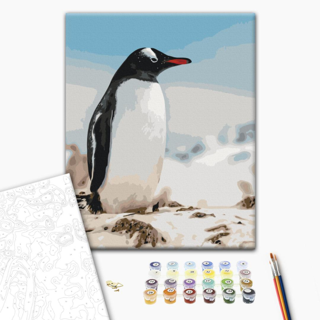 Товары для рисования - Картина по номерам Brushme Главный сосед украинских полярников Сергей Глотов 40 х 50 см (BS54260)#2