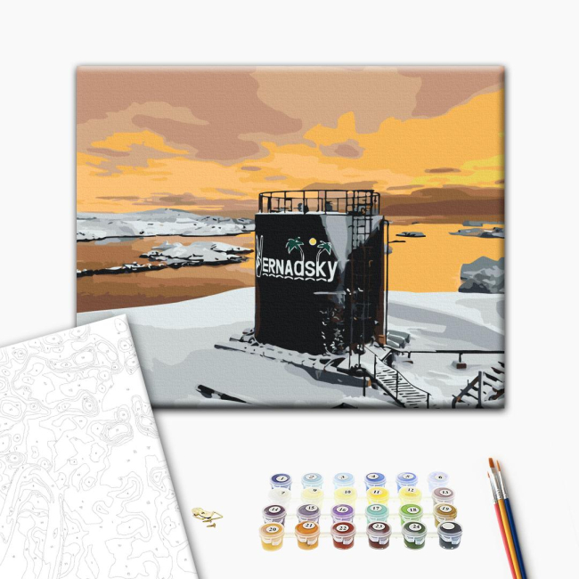 Товари для малювання - Картина за номерами Brushme Крижаний світанок Ян Бахмат 40 х 50 см (BS54261)#2