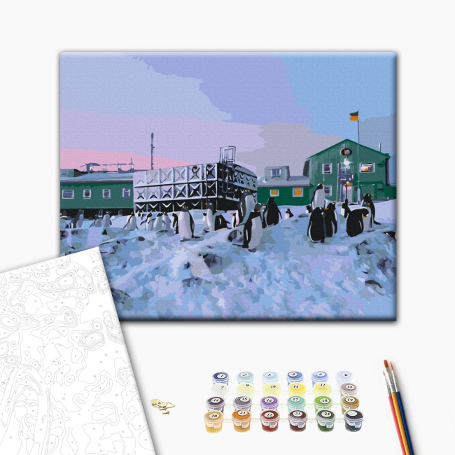 Товари для малювання - Картина за номерами Brushme Vernadsky Research Base Оксана Савенко 40 х 50 см (BS54271)#2