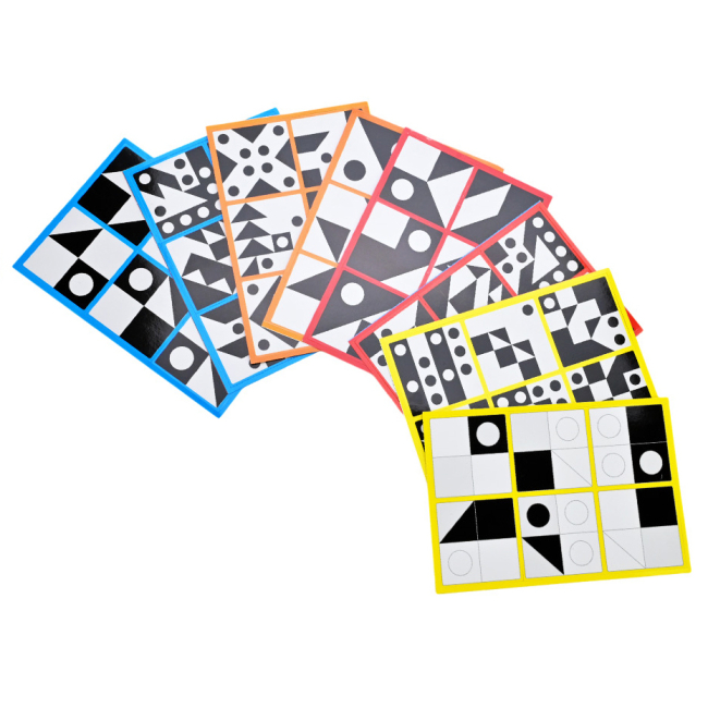 Настільні ігри - Настільна гра Країна Іграшок Магнітні кубики чорно-білі (FD136-1)#2