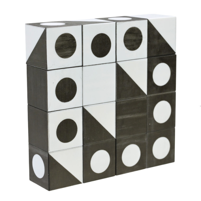 Настільні ігри - Настільна гра Країна Іграшок Магнітні кубики чорно-білі (FD136-1)#4