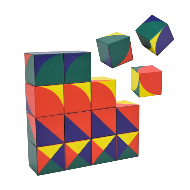 Настільні ігри - Настільна гра Країна Іграшок Магнітні кубики різнокольорові (FD136-5)#2