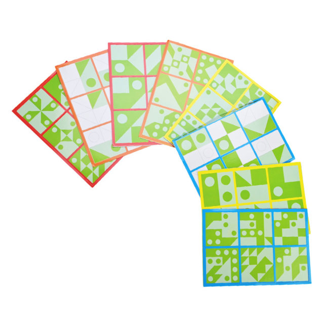 Настільні ігри - Настільна гра Країна Іграшок Магнітні кубики біло-зелені (FD136-7)#4