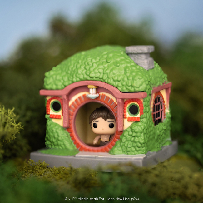 Фигурки персонажей - Набор фигурок Funko Pop Bitty Pop Towns Властелин колец Фродо Бэггинс и избушка (83685)#6
