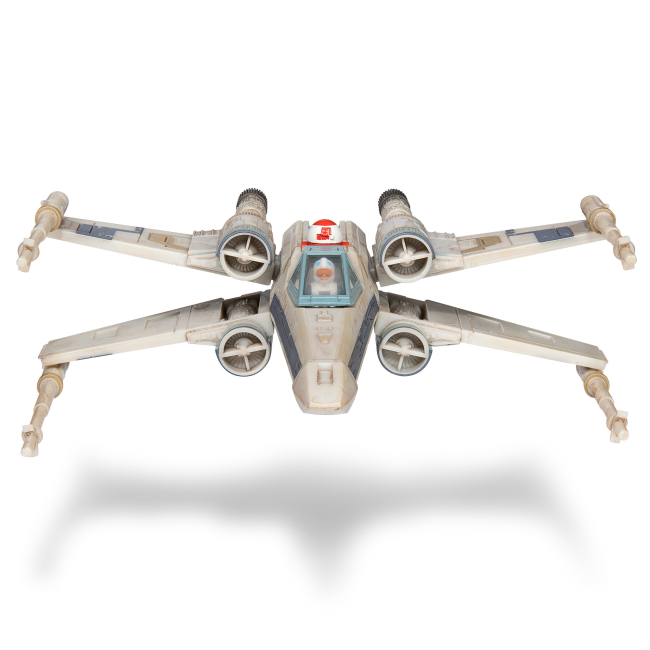 Транспорт и спецтехника - Игровой набор Star Wars Medium Vehicle X-Wing Blue 1 Antoc Merric R2-R9 (SWJ0025)#5