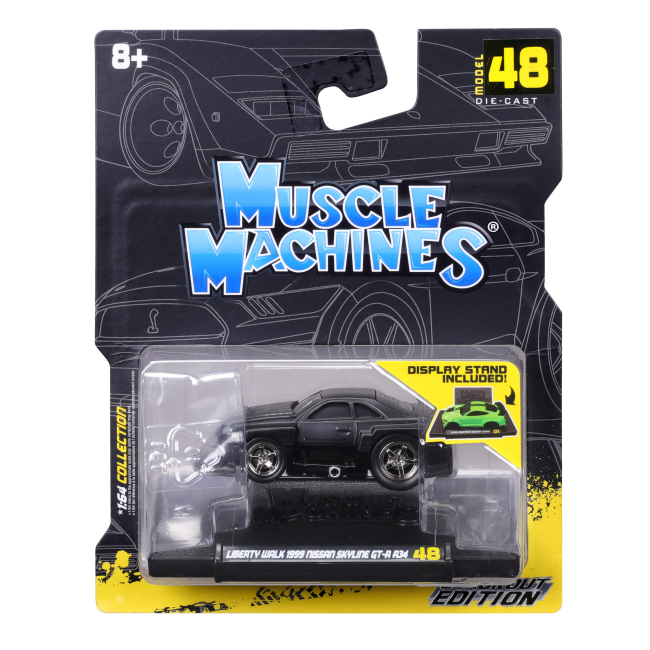 Автомоделі - Автомодель Maisto Muscle machines Liberty walk 1999 Nissan Skyline GT+R (R34) (15526/1)#6