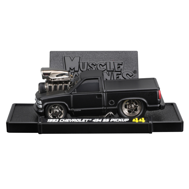 Автомоделі - Автомодель Maisto Muscle machines 1993 Chevrolet 454 SS pickup 44 чорна (15526/2)#6