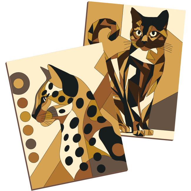 Наборы для творчества - Набор для выжигания Rosa Start Cats 2 (N000155)#3