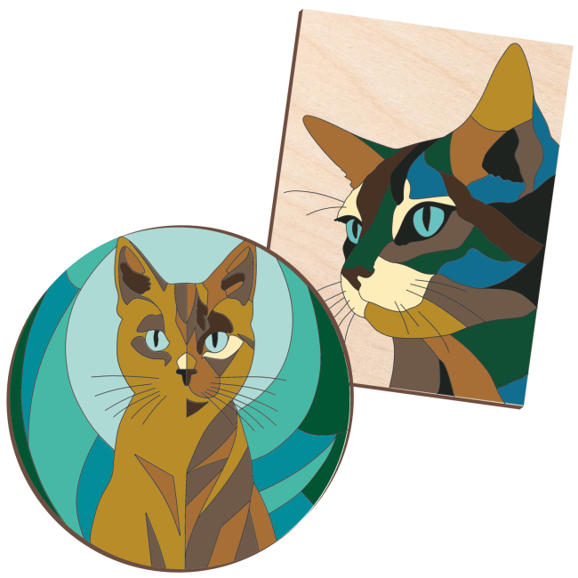 Набори для творчості - Набір для випалювання Rosa Start Cats (N000154)#3