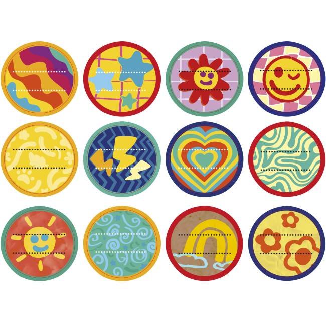 Наборы для лепки - Набор для творчества Play-Doh 12 баночек (G0519)#3