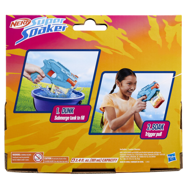 Водна зброя - Водний бластер Nerf Super Soaker Mini dunk fill (G0993)#4