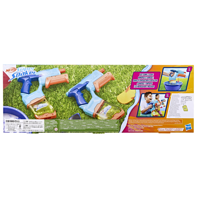 Водное оружие - Набор водных бластеров Nerf Super Soaker Mini dunk fill (G0995)#4