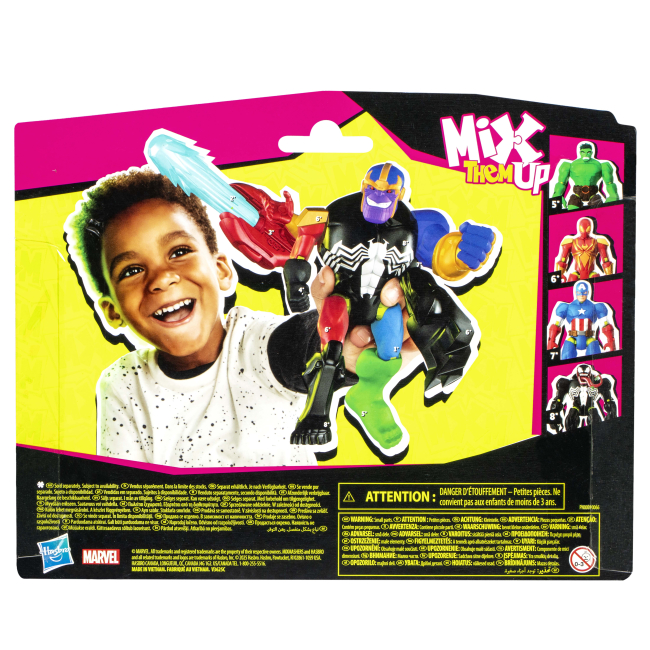 Фигурки персонажей - Фигурка Marvel Mix Mashers Avengers Танос (F9266/F9271)#4