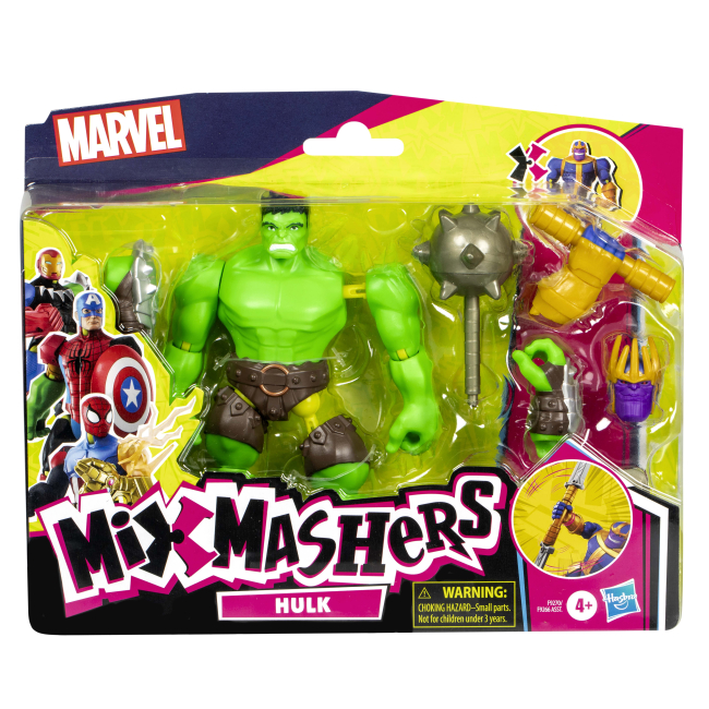 Фігурки персонажів - Фігурка Marvel Mix Mashers Avengers Халк (F9266/F9270)#3