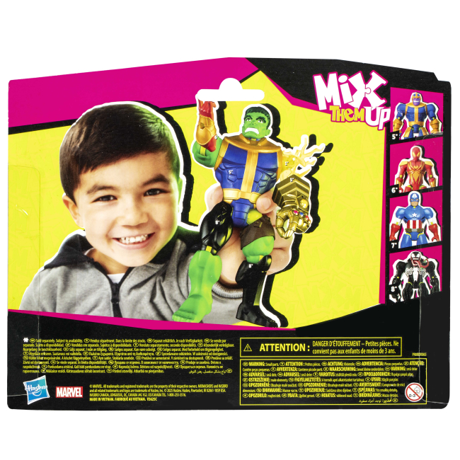 Фігурки персонажів - Фігурка Marvel Mix Mashers Avengers Халк (F9266/F9270)#4