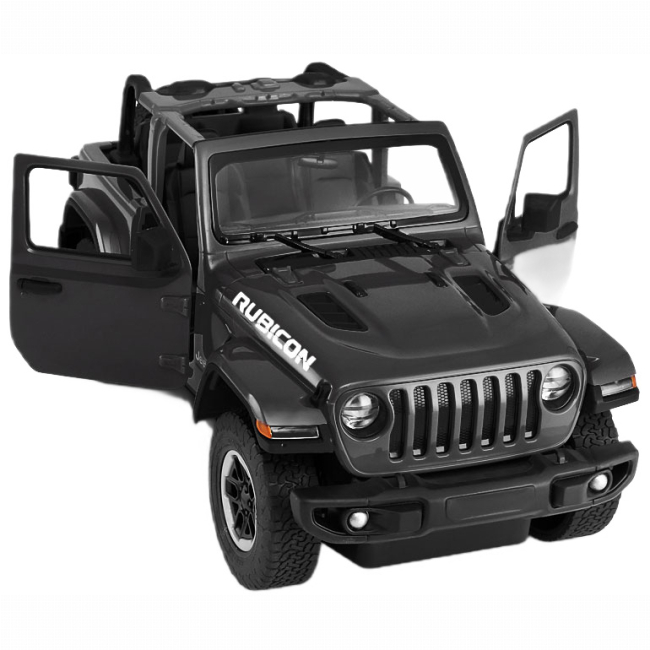 Радиоуправляемые модели - Автомодель Rastar JEEP Wrangler Rubicon на радиоуправлении 1:14 черная (454.00.29)#3