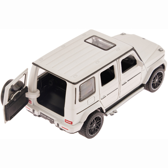 Автомодели - Автомодель Rastar Mercedes-Benz AMG G63 1:32 белая (454.00.78)#5