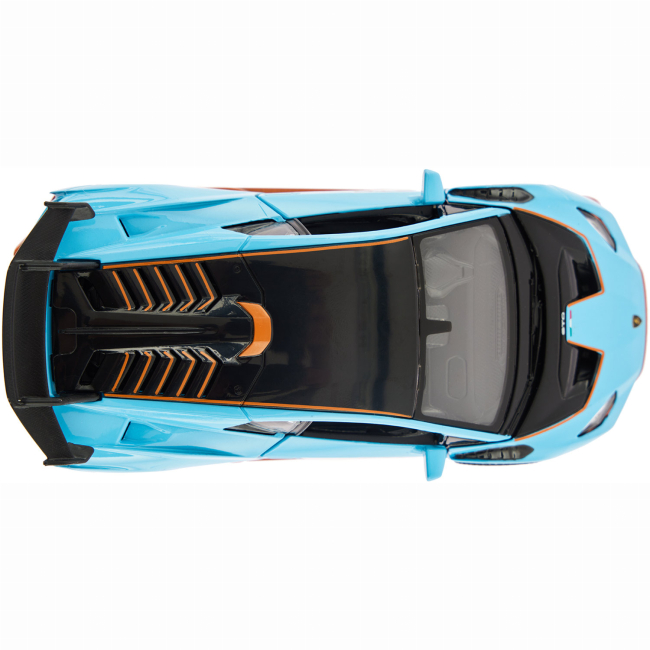 Автомодели - Автомодель Rastar Lamborghini Huracan STO 1:32 голубая (454.00.79)#7