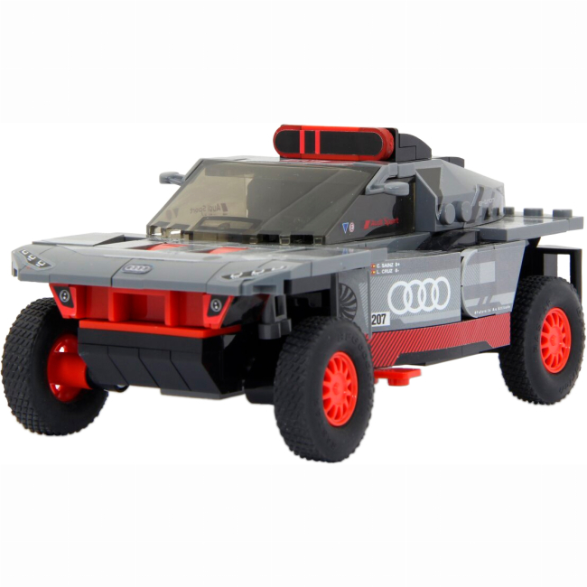 Конструктори з унікальними деталями - Конструктор Rastar Bricks Audi RS Q e-tron 1:30 Сірий 367 деталей (454.00.87)#3