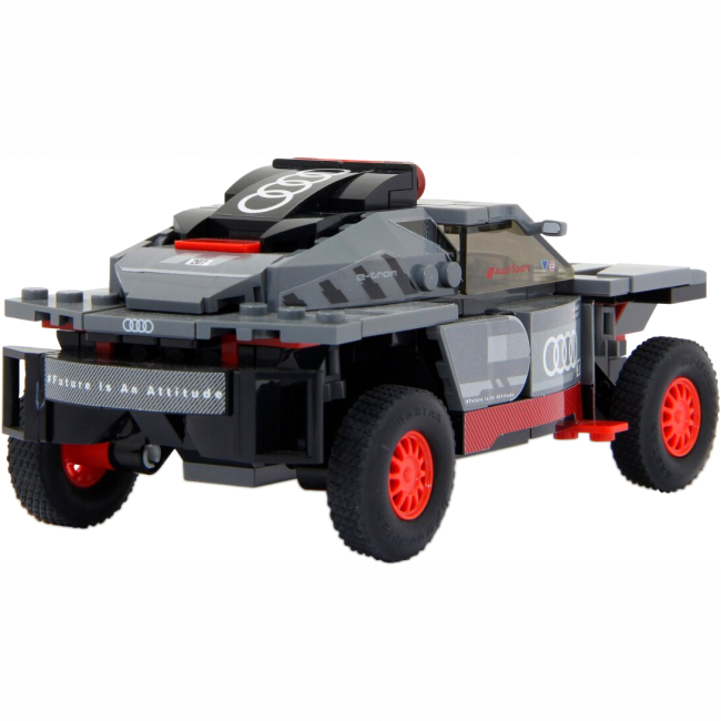 Конструктори з унікальними деталями - Конструктор Rastar Bricks Audi RS Q e-tron 1:30 Сірий 367 деталей (454.00.87)#4