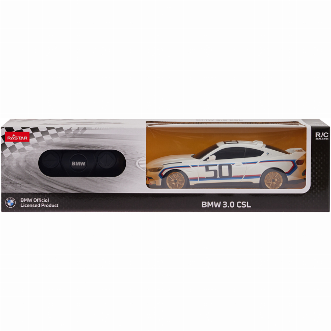 Радиоуправляемые модели - Автомодель Rastar BMW 3.0 CSL на радиоуправлении 1:24 белая (454.00.90)#9