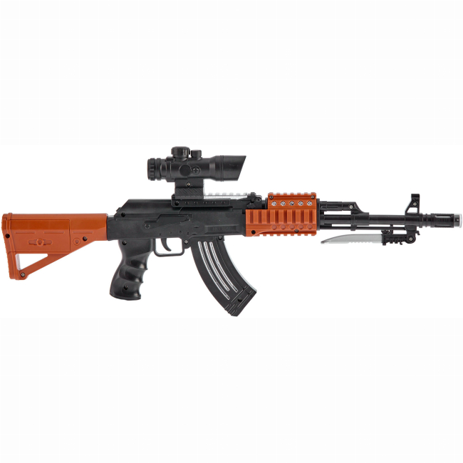 Помпова зброя - Автомат Zipp toys AK47 чорний (532.00.25)#2