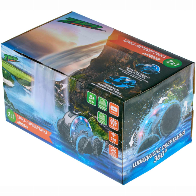 Радиоуправляемые модели - Автомодель Zipp toys Тачка-перевертачка (532.00.37)#9