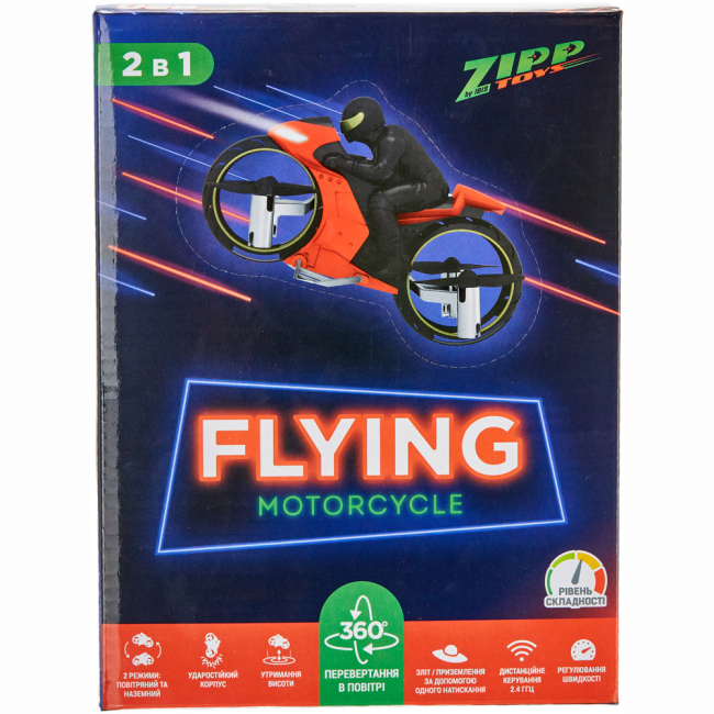 Радіокеровані моделі - Квадрокоптер Zipp toys Flying motorcycle Blue (532.00.39)#7