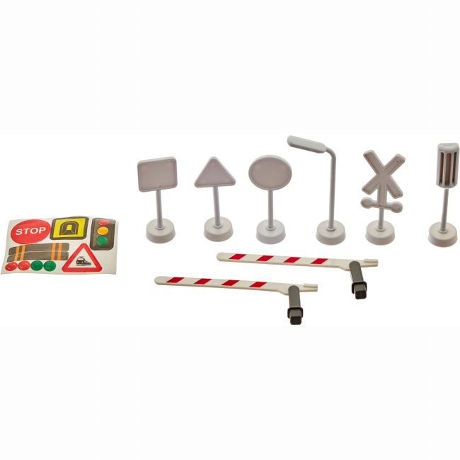 Железные дороги и поезда - Игровой набор Zipp toys Городской экспресс 103 детали зеленый (532.00.54)#7