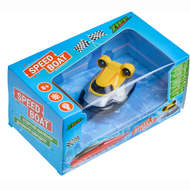 Радиоуправляемые модели - Катер Zipp toys Speed boat small Yellow (532.00.75)#8