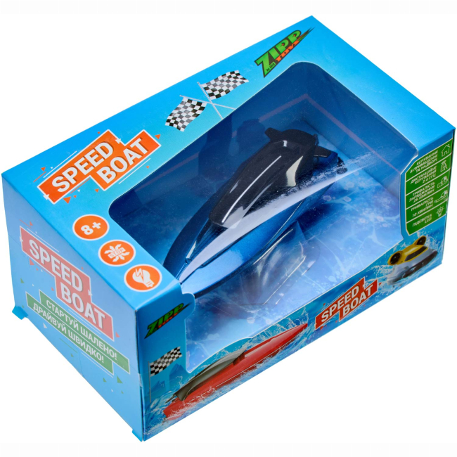 Радіокеровані моделі - Човен Zipp toys Speed boat Dark blue (532.00.76)#9