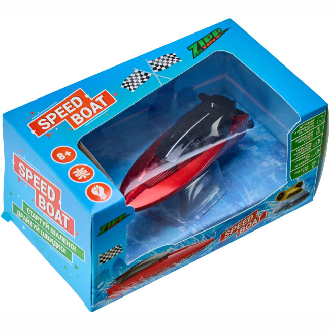 Радіокеровані моделі - Човен Zipp toys Speed boat Red (532.00.77)#9