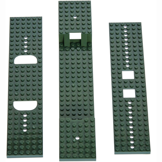 Конструктори з унікальними деталями - Конструктор Zipp toys Потяг DF2159 з рельсами зелений (532.01.01)#6