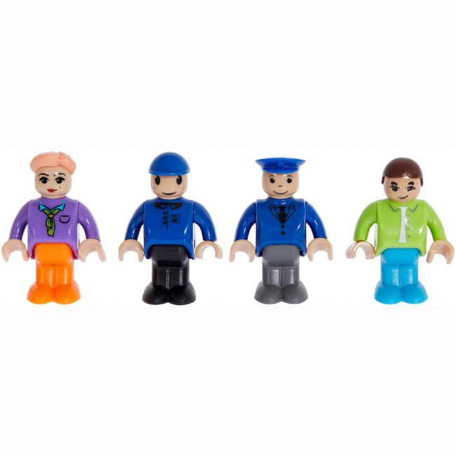 Конструкторы с уникальными деталями - Конструктор Zipp toys Поезд DF11 Z с рельсами синий (532.01.02)#2