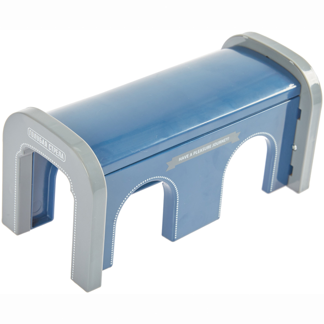 Залізниці та потяги - Ігровий набір Zipp toys Міський експрес 92 деталі синій (532.01.10)#5