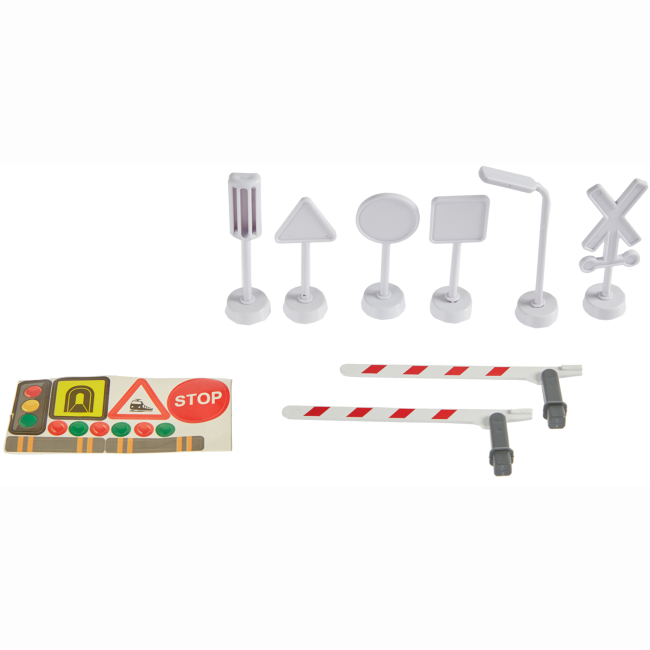 Залізниці та потяги - Ігровий набір Zipp toys Міський експрес 92 деталі синій (532.01.10)#9