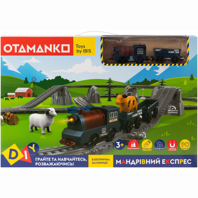 Железные дороги и поезда - Игровой набор Otamanko Странствующий экспресс 90 деталей (532.01.33)#2