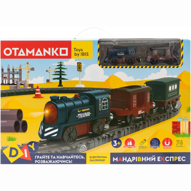 Железные дороги и поезда - Игровой набор Otamanko Странствующий экспресс 76 деталей (532.01.34)#2