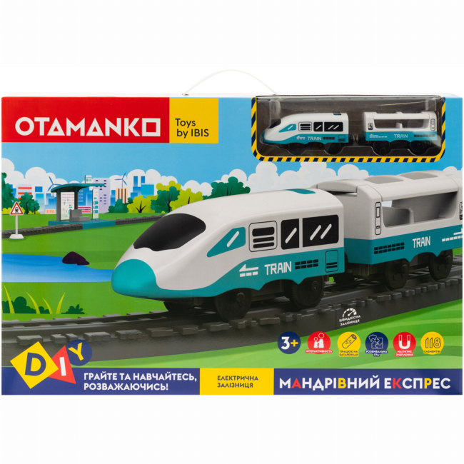 Железные дороги и поезда - Игровой набор Otamanko Странствующий экспресс 118 деталей (532.01.36)#2