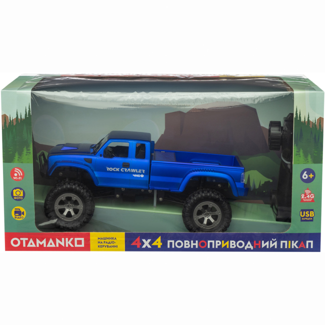 Радіокеровані моделі - Автомодель Otamanko Пікап з камерою синій (532.01.38)#6