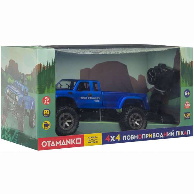 Радіокеровані моделі - Автомодель Otamanko Пікап з камерою синій (532.01.38)#8